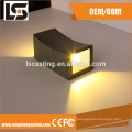 LED Up Down Warm 6W wall lamp housing from Aluminum die casting factory